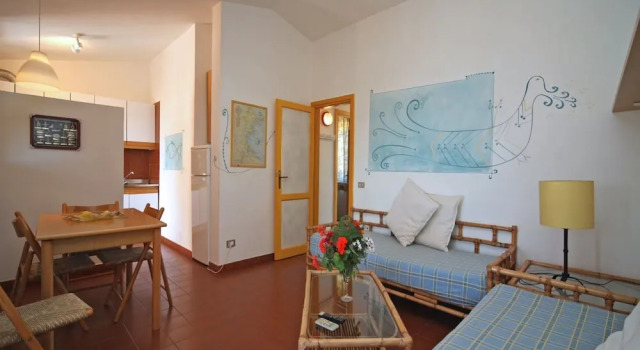 Апартаменты c 1 комнатой с видом на залив Residence Baia Salinedda