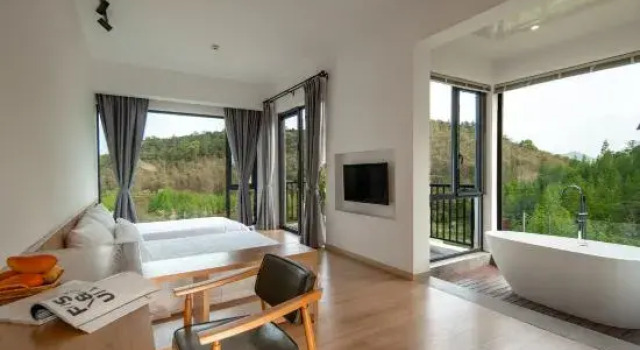 Люкс Yingshishan Villa·Nordic Modern Design Holiday Meisu (Moganshan International Tourism Resort)