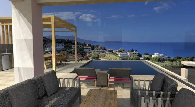 Вилла Villa Ekphrasis with sea view and jacuzzi