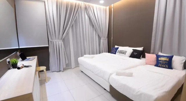 Апартаменты c 1 комнатой с видом на бассейн Atlantis Residence Melaka By GGM
