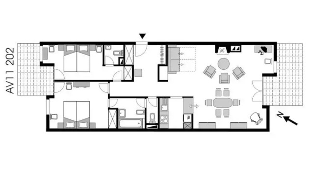 Apartment Mercure 202, Prenota Appartamento Hotel a Canton Vallese con parcheggio, Parcheggio