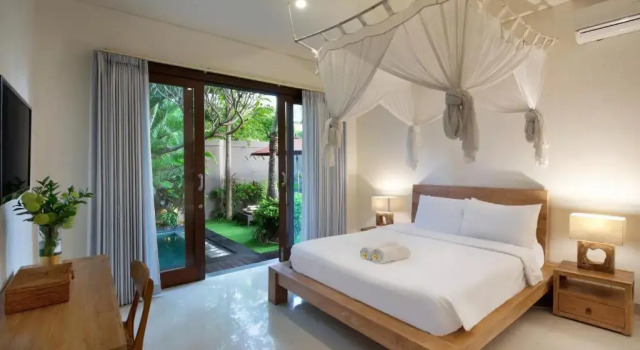 BIG Private 7 BED, 7 BATH, Goldflower Villa with 2x Pool, 2x lounge, Best location, Rezervovat Vila Chaty v Bali, Chalupa