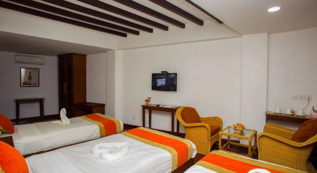 Трёхместный номер Deluxe с видом на сад Apsara Boutique Hotel
