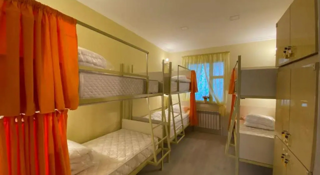 Кровать в общем номере (женский номер) Santorini Hotel & Hostel