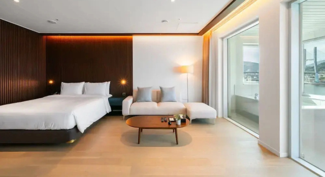Люкс с видом на океан Yeosu OANDF Hotel