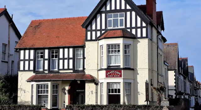 Craiglands House, Забронировать Отель Бизнес-отели Лландидно, рядом с Плавательный центр Лландадно, 4* 5*