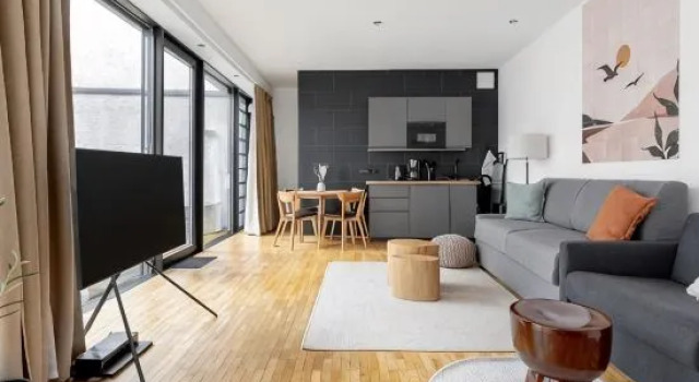 Global Living - Design Apartment I Rathausplatz I Kitchen I Augsburg, Забронировать Апартаменты/квартира Аугсбург 