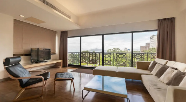 Четырёхместный номер Deluxe с видом на океан Dongxu Resort Hotel