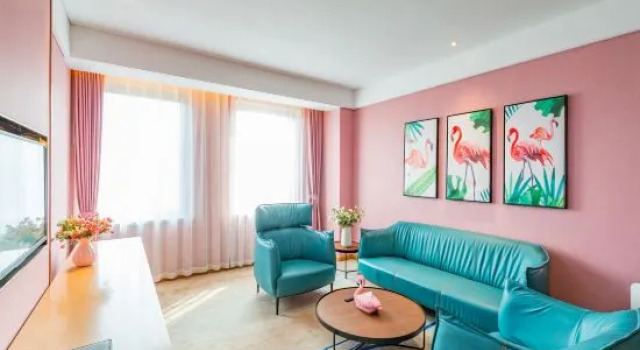 Люкс Deluxe с видом на улицу Rezen Hotel Beijing Mijia