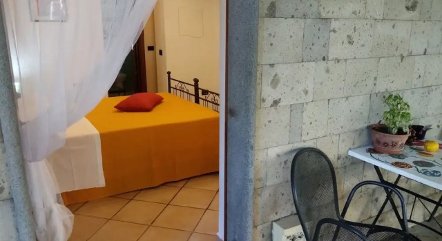Økonomi- dobbelt værelse med altan Albergo Pace
