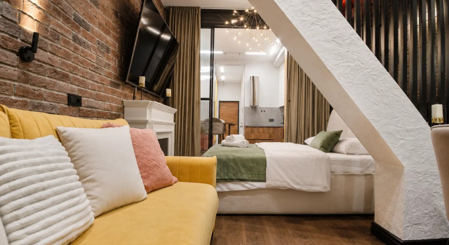 Designer loft in Tverskaya Residence, Prenota Appartamento Mosca Russia