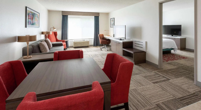 Двухместный люкс Hilton Garden Inn Minneapolis Saint Paul-Shoreview