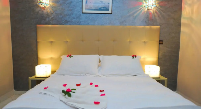 Семейные апартаменты с 2 комнатами с балконом Appart-Hotel Amina Resort & Spa