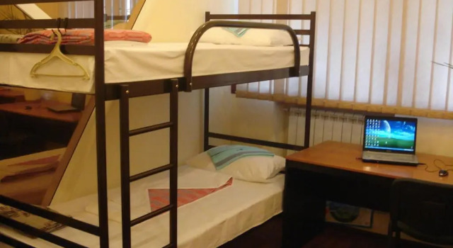 Bett im Wohnheim Hostel Voyage
