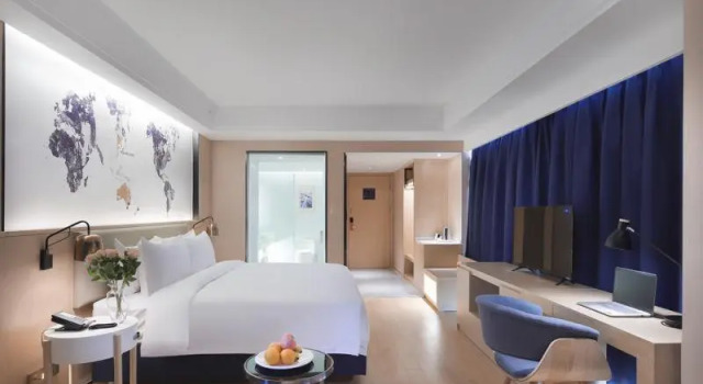 Номер Standard с красивым видом из окна Kyriad Marvelous Hotel Suzhou Wujiang People's Square