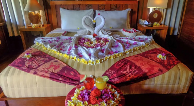Двухместное бунгало с видом на сад Mina Tanjung Hotel