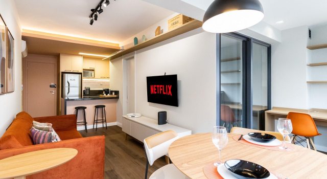 Apto de 42m² moderno e confortável na Bela Vista