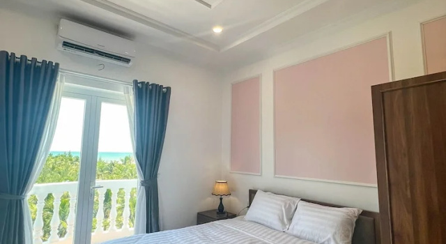 Номер Superior с балконом и с видом на океан Hodota Cam Binh Resort & Spa-Lagi Beach
