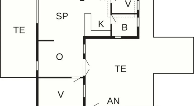 Коттедж 6 Person Holiday Home in Lokken-by Traum