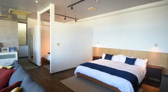 Люкс Deluxe с видом на океан FIRST STREET Okinawa Yomitan-son Oceans -SEVEN Hotels and Resorts