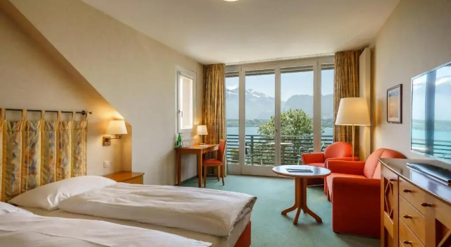 Двухместный номер Standard с видом на озеро Schönbühl Hotel & Restaurant Lake Thun