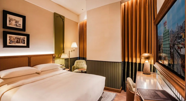 Superior kétágyas szoba a városra néző kilátással Hotel Central