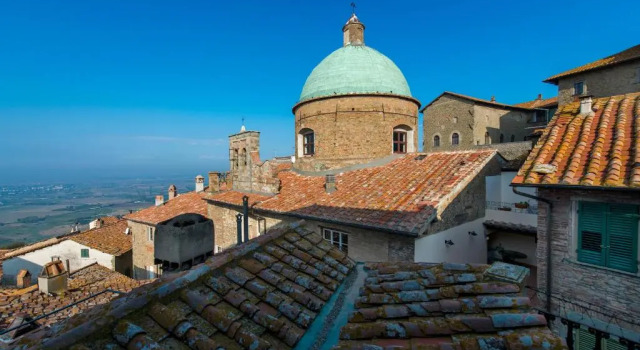 Двухместный номер Superior с красивым видом из окна Hotel Italia Cortona