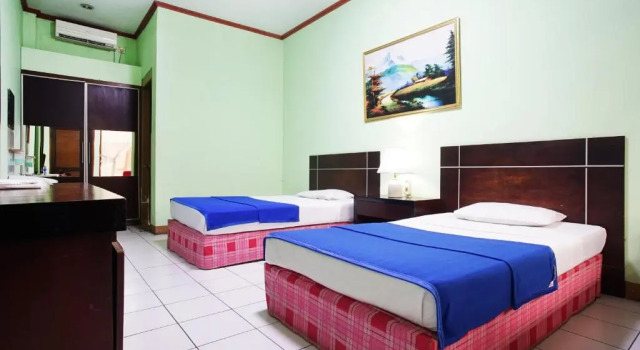 Süper çift kişilik oda Hotel Bandung Permai