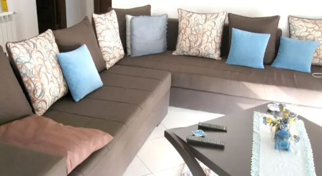 Apartment With 2 Bedrooms in Hammamet, With Wonderful sea View, Pool A