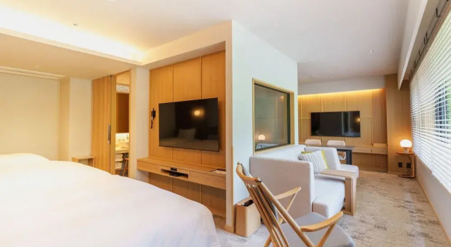 Двухместный номер Deluxe с видом на реку Kamikochi Lemeiesta Hotel