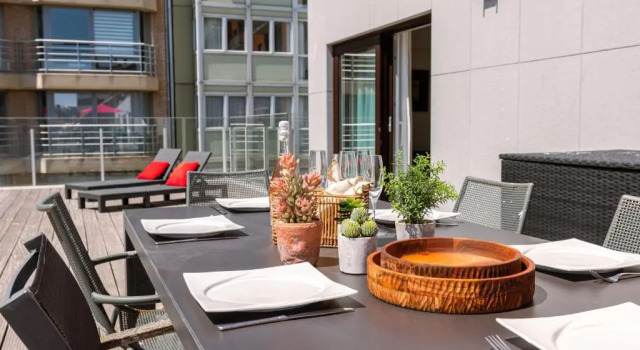 Апартаменты Sunny Apartment in Knokke-heist With big Terrace