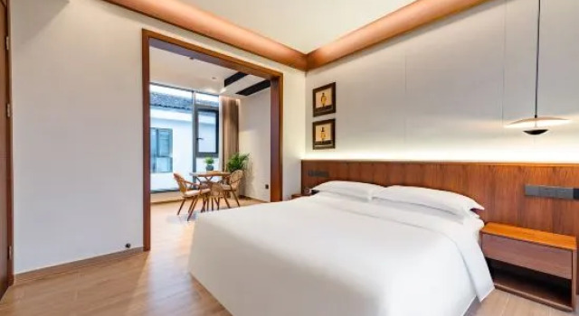 Люкс с красивым видом из окна Floral Lux Hotel Huangshan Jixian Manyue Shanju