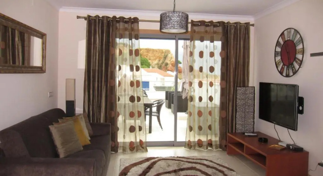 Апартаменты с 2 комнатами Duplex Varandas Do Mar Patricia Vista Mar - 50 metros Praia Olhos de Água