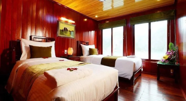 Трёхместный номер Deluxe с 3 комнатами с видом на море Majestic Cruise