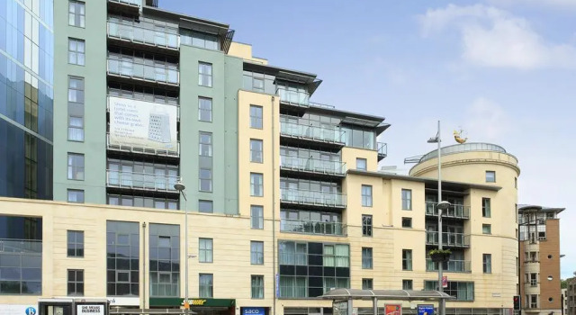 Pat în dormitor mansardă Saco Bristol - Broad Quay Apartment