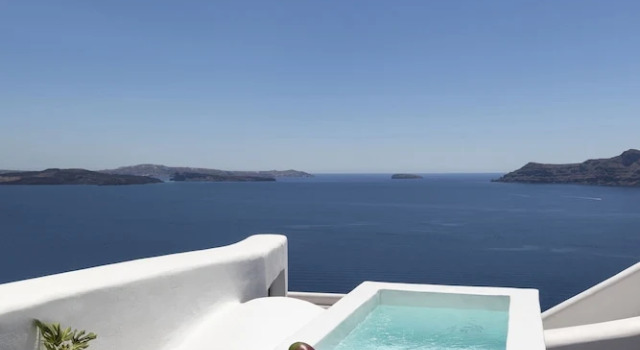 Полулюкс с видом на море Abyss Santorini