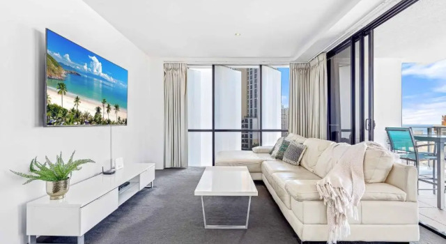 Апартаменты с 2 комнатами с видом на океан Circle on Cavil Holidays Gold Coast