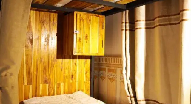 Кровать в общем номере Vang Vieng Sabai Sabai Hostel