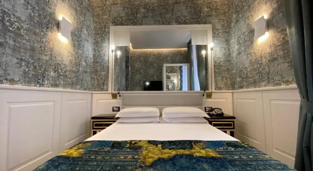 Двухместный номер Deluxe с балконом Relais Piazza Vittoria