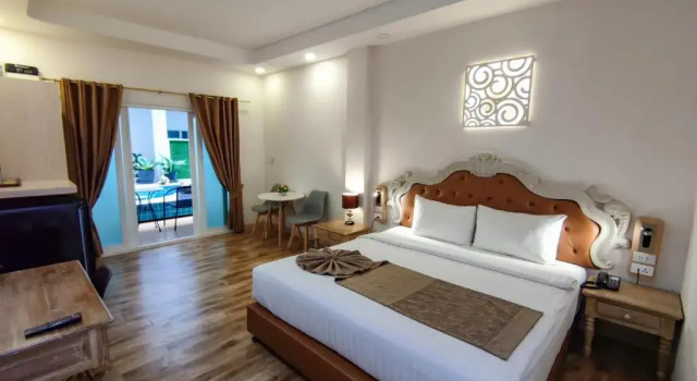 Двухместный номер Deluxe с видом на бассейн Hi Chiangrai Hotel