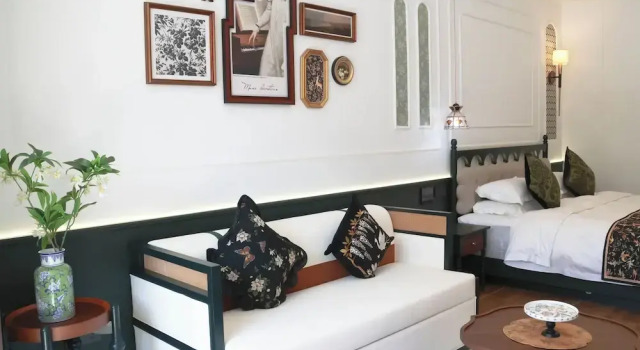 Четырёхместный номер Deluxe с видом на улицу Vishan Garden Trendy Hostel
