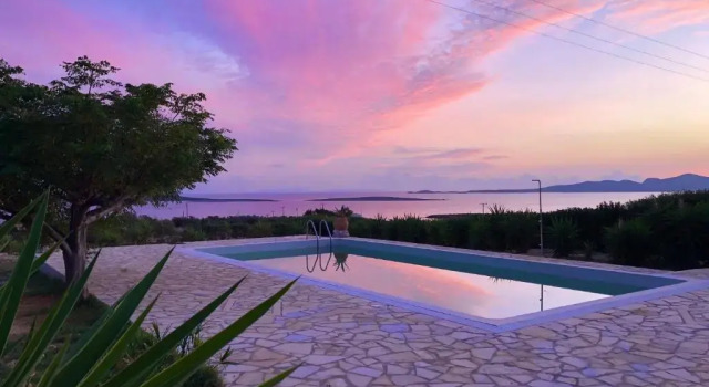 Вилла с 3 комнатами с видом на море Paros Afrodite Luxury Villas