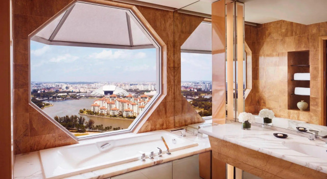 Двухместный номер Deluxe с видом на Kallang Precinct The Ritz-Carlton, Millenia Singapore