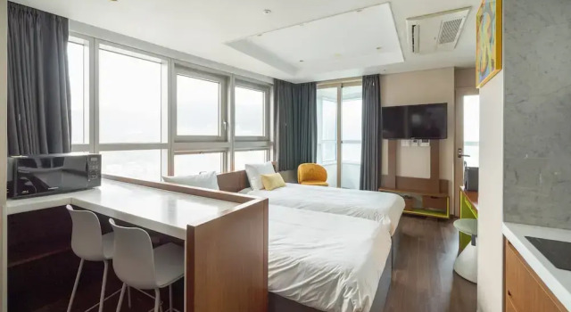 Двухместная студия Urbanstay Haeundae Station