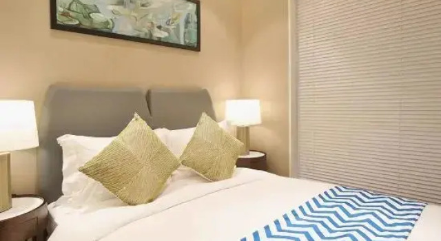 Люкс с 2 комнатами с балконом и с видом на море Sanya Xingyue Banhai Seaview Holiday Apartment (Haitang Bay Poly Branch)