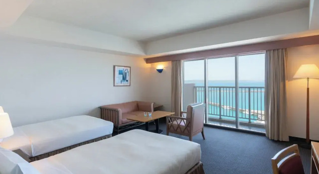 Двухместный номер Deluxe с видом на океан Hotel Atollemerald Miyakojima