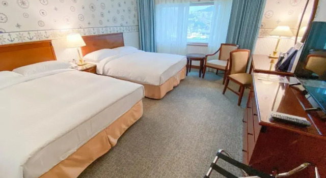 Четырёхместный номер Standard с видом на гавань Evergreen Laurel Hotel - Keelung