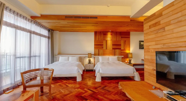 Четырёхместный номер Deluxe с видом на море Bay Forest Boutique B&B