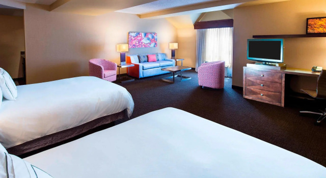 Четырёхместный номер Standard Courtyard Marriott Lake Placid