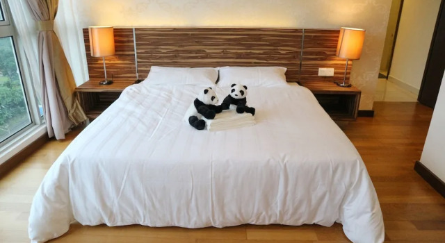 Двухместный номер Deluxe с 2 комнатами с видом на город Panda Residences at Regalia